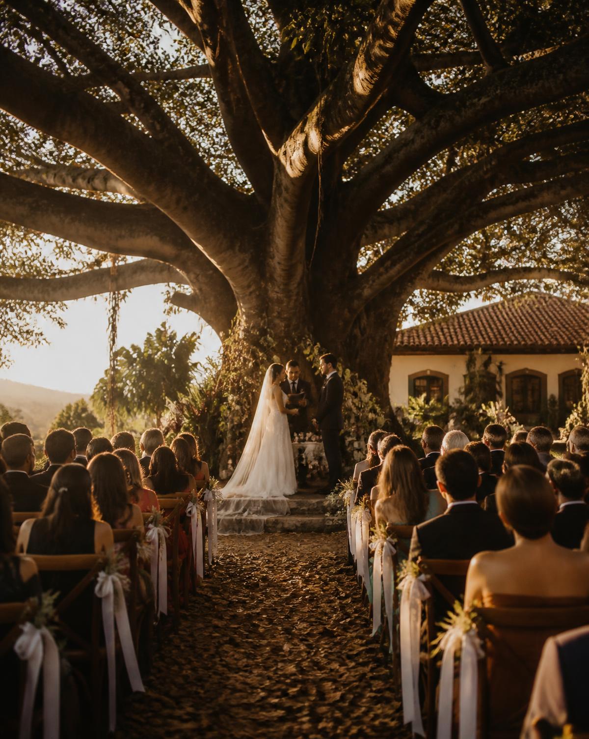 Casamento realizado na chácara: Casamento Marina & Rafael